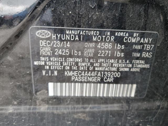 Photo 11 VIN: KMHEC4A44FA139200 - HYUNDAI SONATA HYB 