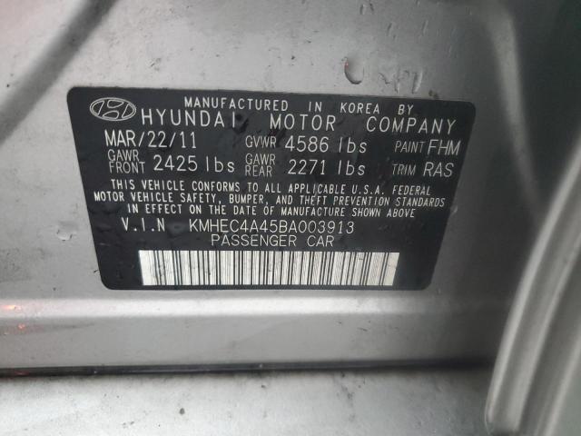 Photo 11 VIN: KMHEC4A45BA003913 - HYUNDAI SONATA 