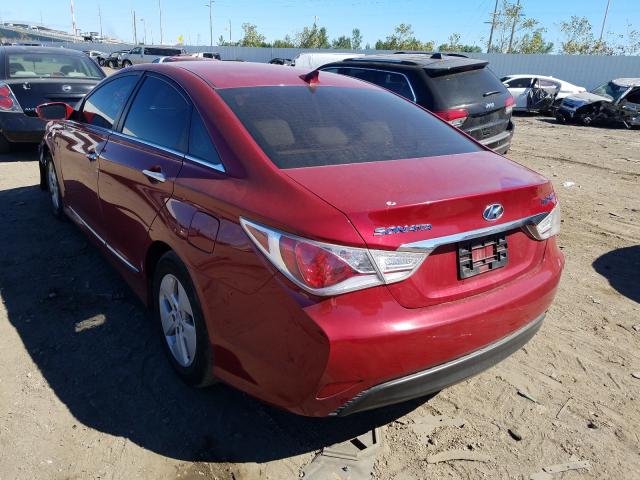 Photo 2 VIN: KMHEC4A45BA004205 - HYUNDAI SONATA HYB 