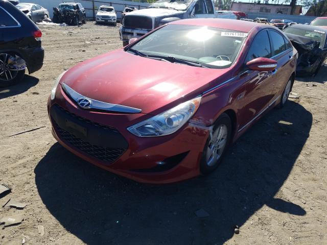 Photo 8 VIN: KMHEC4A45BA004205 - HYUNDAI SONATA HYB 