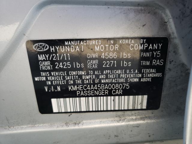 Photo 9 VIN: KMHEC4A45BA008075 - HYUNDAI SONATA HYB 