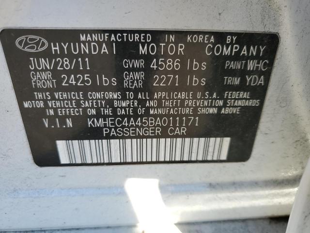 Photo 11 VIN: KMHEC4A45BA011171 - HYUNDAI SONATA 