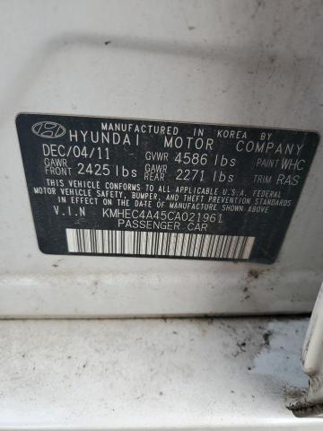 Photo 11 VIN: KMHEC4A45CA021961 - HYUNDAI SONATA HYB 