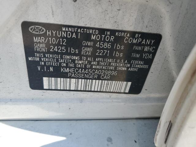 Photo 11 VIN: KMHEC4A45CA029896 - HYUNDAI SONATA 