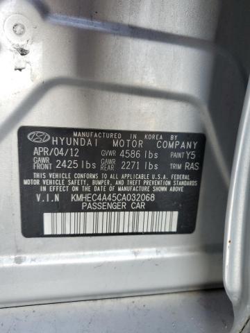 Photo 11 VIN: KMHEC4A45CA032068 - HYUNDAI SONATA HYB 