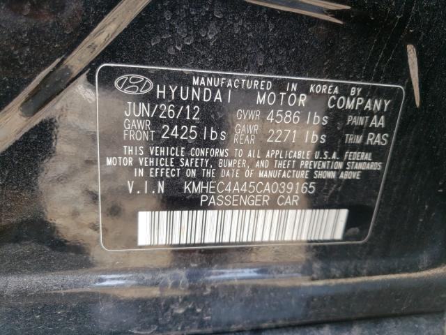 Photo 9 VIN: KMHEC4A45CA039165 - HYUNDAI SONATA HYB 