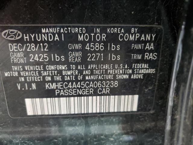 Photo 11 VIN: KMHEC4A45CA063238 - HYUNDAI SONATA 