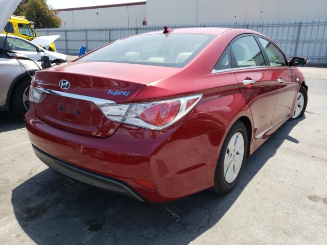 Photo 3 VIN: KMHEC4A45DA070076 - HYUNDAI SONATA HYB 