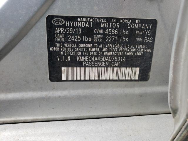 Photo 11 VIN: KMHEC4A45DA076914 - HYUNDAI SONATA 