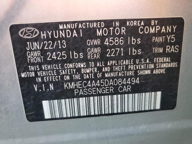 Photo 11 VIN: KMHEC4A45DA084494 - HYUNDAI SONATA HYB 