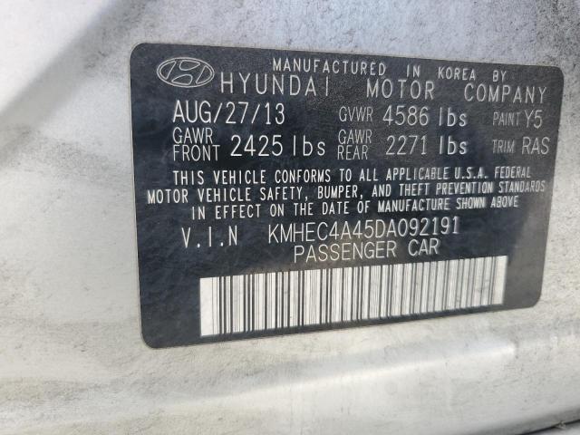 Photo 11 VIN: KMHEC4A45DA092191 - HYUNDAI SONATA HYB 