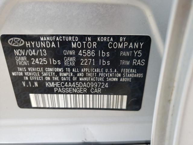 Photo 11 VIN: KMHEC4A45DA099724 - HYUNDAI SONATA HYB 