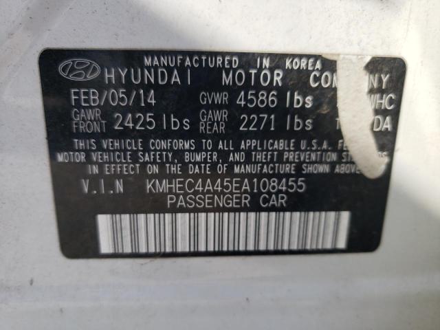 Photo 11 VIN: KMHEC4A45EA108455 - HYUNDAI SONATA HYB 