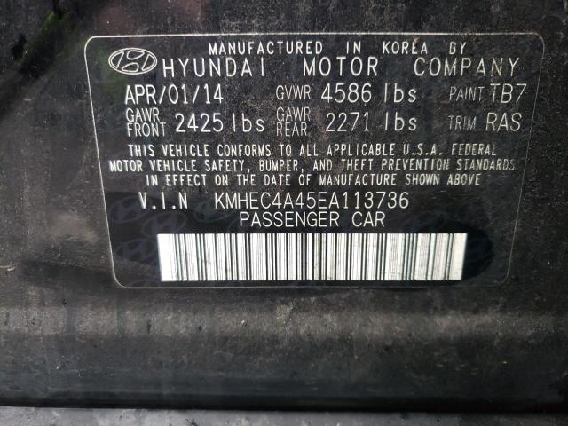 Photo 9 VIN: KMHEC4A45EA113736 - HYUNDAI SONATA HYB 