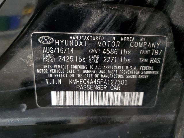 Photo 11 VIN: KMHEC4A45FA127301 - HYUNDAI SONATA 