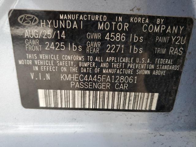 Photo 11 VIN: KMHEC4A45FA128061 - HYUNDAI SONATA HYB 