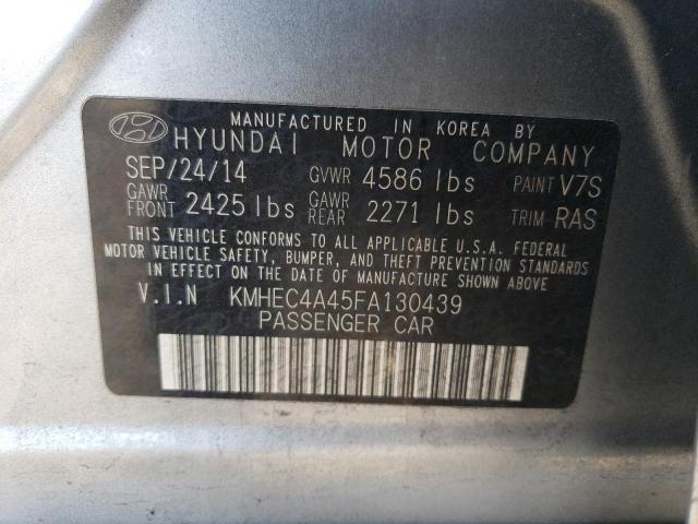 Photo 12 VIN: KMHEC4A45FA130439 - HYUNDAI SONATA HYB 