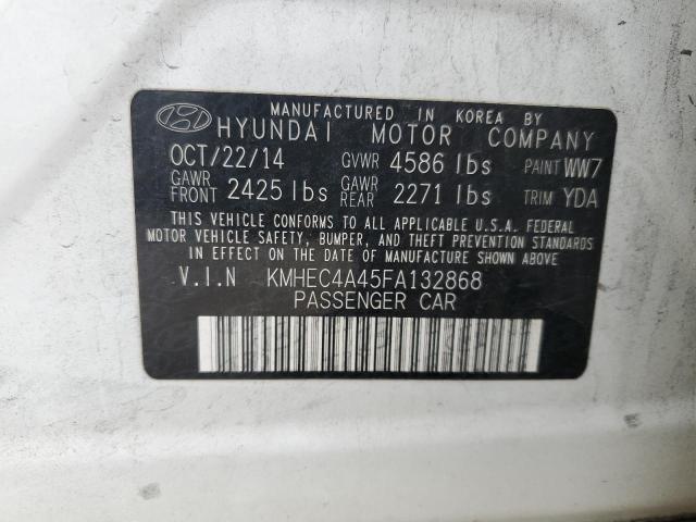 Photo 12 VIN: KMHEC4A45FA132868 - HYUNDAI SONATA HYB 