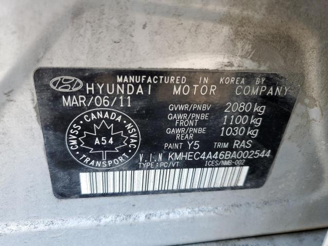 Photo 11 VIN: KMHEC4A46BA002544 - HYUNDAI SONATA 