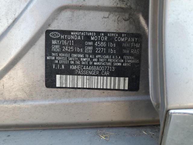 Photo 11 VIN: KMHEC4A46BA007713 - HYUNDAI SONATA HYB 