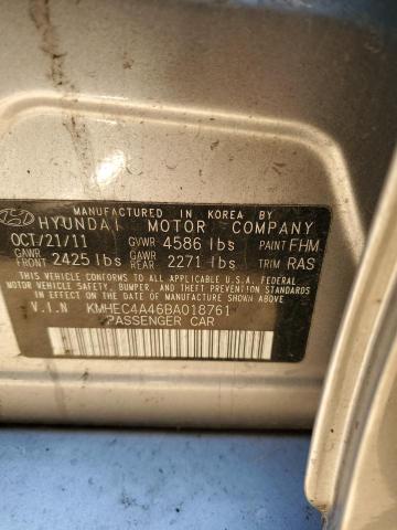 Photo 11 VIN: KMHEC4A46BA018761 - HYUNDAI SONATA HYB 