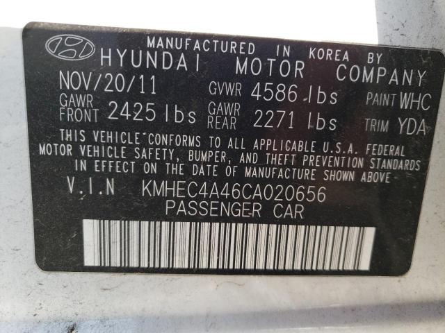 Photo 9 VIN: KMHEC4A46CA020656 - HYUNDAI SONATA HYB 