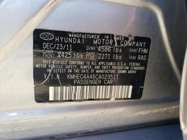 Photo 11 VIN: KMHEC4A46CA023511 - HYUNDAI SONATA HYB 