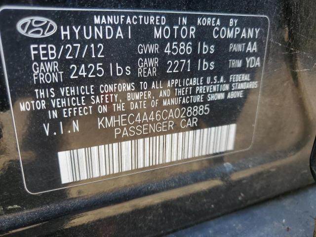 Photo 11 VIN: KMHEC4A46CA028885 - HYUNDAI SONATA 