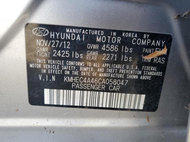 Photo 11 VIN: KMHEC4A46CA058047 - HYUNDAI SONATA 