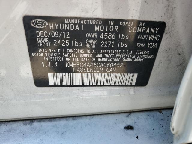 Photo 11 VIN: KMHEC4A46CA060462 - HYUNDAI SONATA 