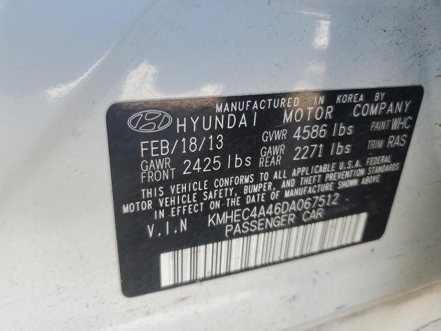 Photo 12 VIN: KMHEC4A46DA067512 - HYUNDAI SONATA 