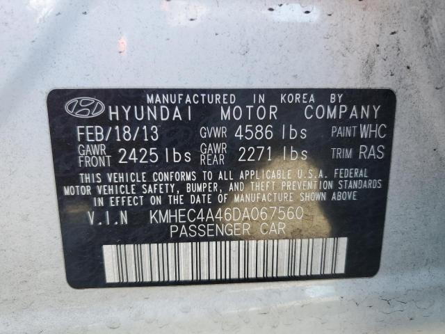 Photo 11 VIN: KMHEC4A46DA067560 - HYUNDAI SONATA HYB 