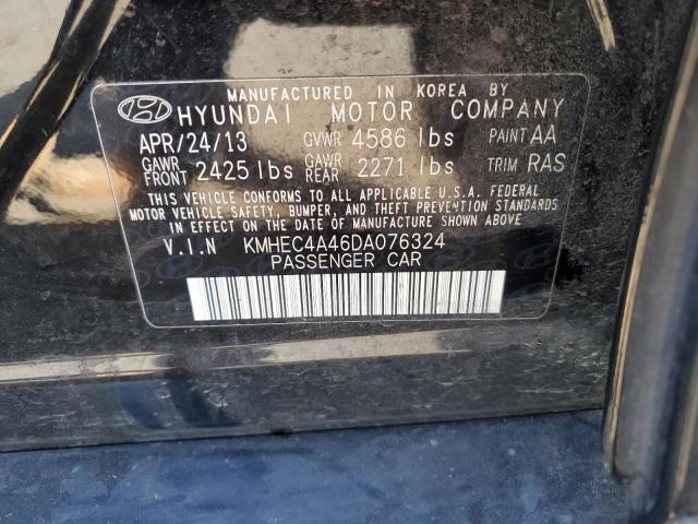 Photo 11 VIN: KMHEC4A46DA076324 - HYUNDAI SONATA 