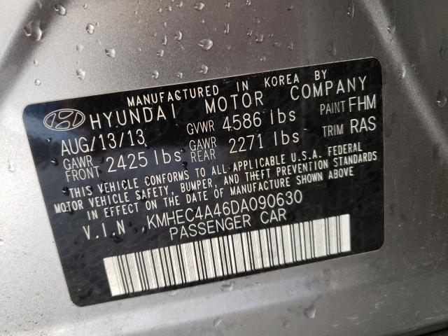 Photo 9 VIN: KMHEC4A46DA090630 - HYUNDAI SONATA HYB 