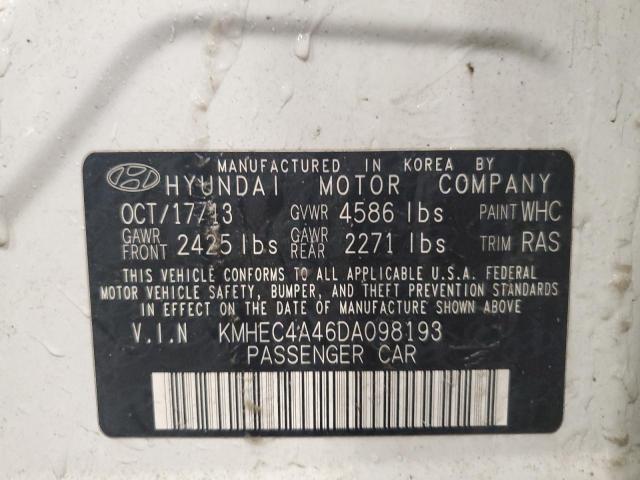 Photo 11 VIN: KMHEC4A46DA098193 - HYUNDAI SONATA HYB 