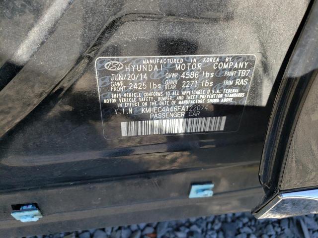 Photo 9 VIN: KMHEC4A46FA122074 - HYUNDAI SONATA HYB 