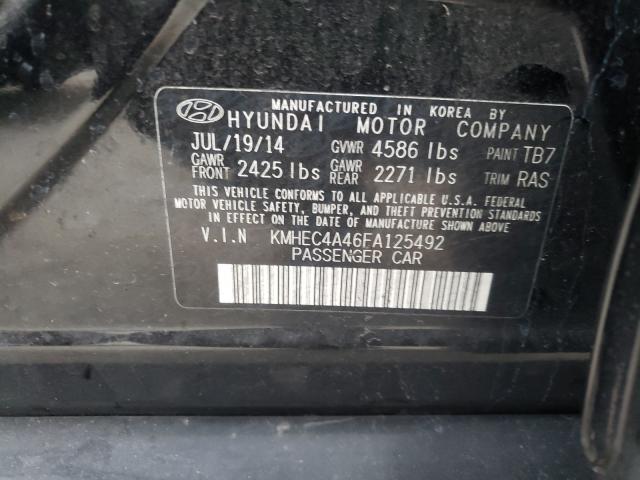 Photo 9 VIN: KMHEC4A46FA125492 - HYUNDAI SONATA HYB 