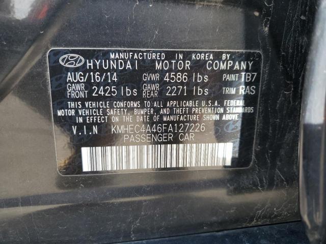 Photo 9 VIN: KMHEC4A46FA127226 - HYUNDAI SONATA HYB 