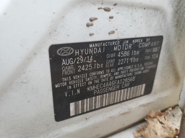 Photo 12 VIN: KMHEC4A46FA128568 - HYUNDAI SONATA 