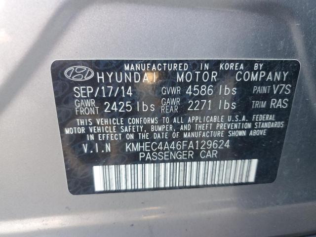 Photo 11 VIN: KMHEC4A46FA129624 - HYUNDAI SONATA HYB 