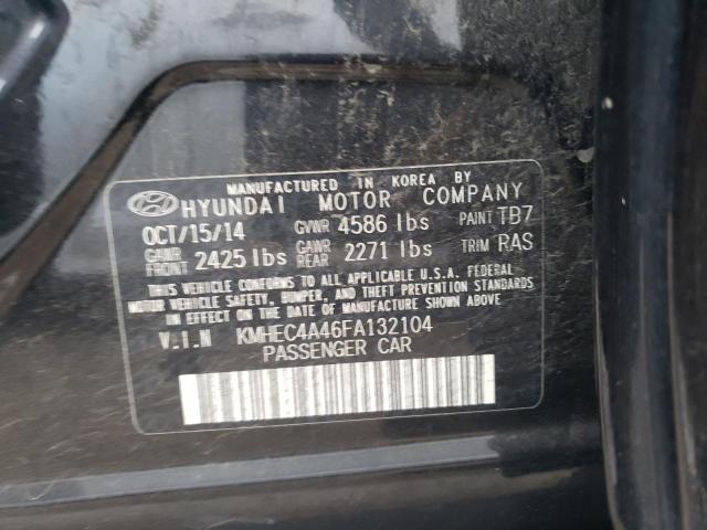 Photo 9 VIN: KMHEC4A46FA132104 - HYUNDAI SONATA HYB 