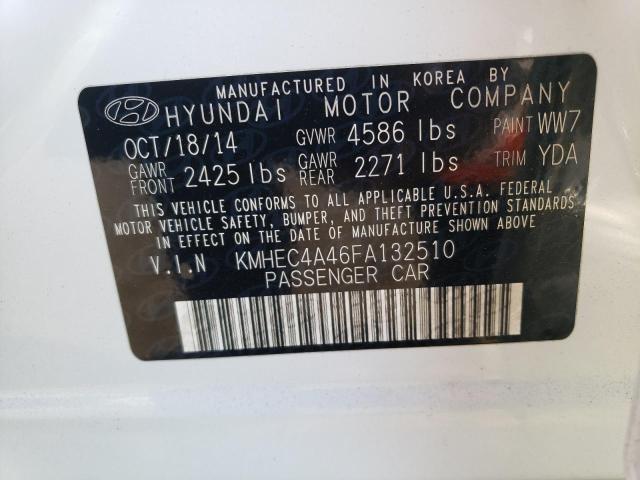 Photo 11 VIN: KMHEC4A46FA132510 - HYUNDAI SONATA HYB 