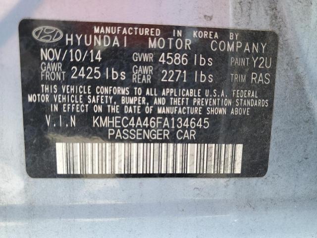 Photo 11 VIN: KMHEC4A46FA134645 - HYUNDAI SONATA 