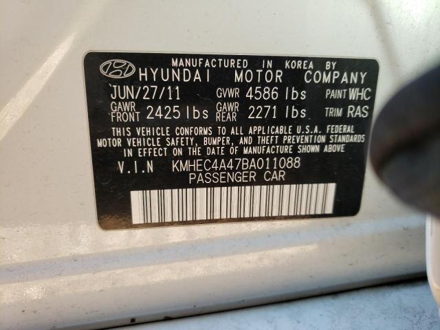 Photo 9 VIN: KMHEC4A47BA011088 - HYUNDAI SONATA HYB 