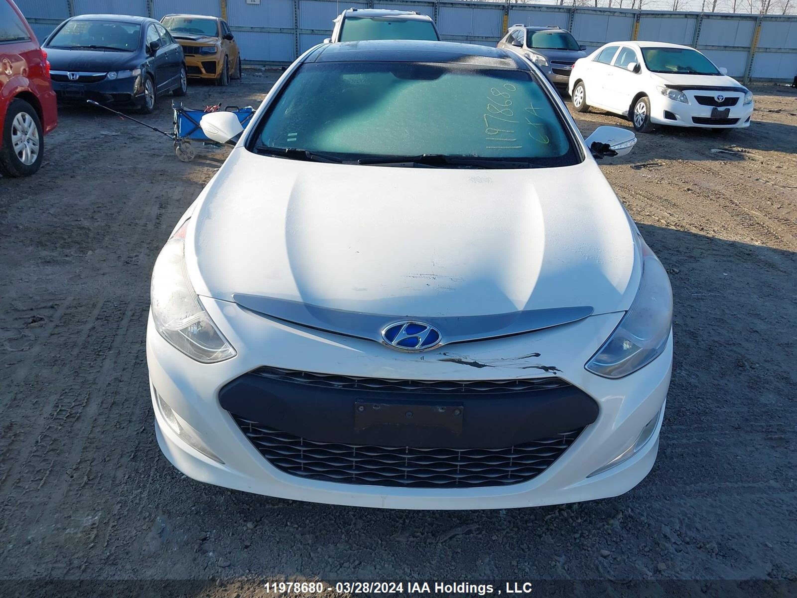 Photo 12 VIN: KMHEC4A47BA015156 - HYUNDAI SONATA 