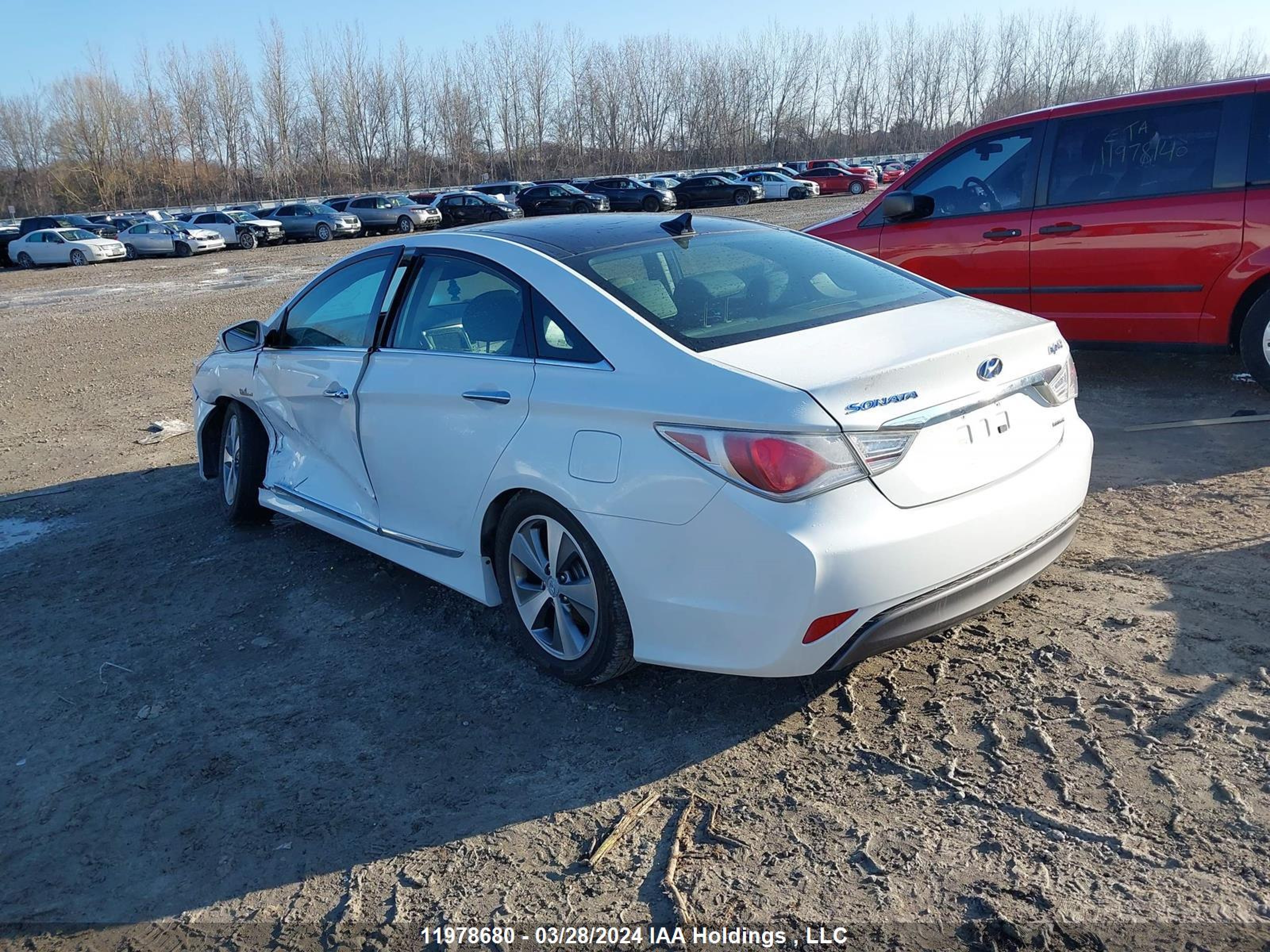 Photo 2 VIN: KMHEC4A47BA015156 - HYUNDAI SONATA 