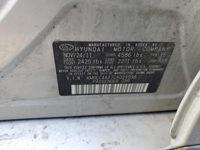 Photo 11 VIN: KMHEC4A47CA021038 - HYUNDAI SONATA 