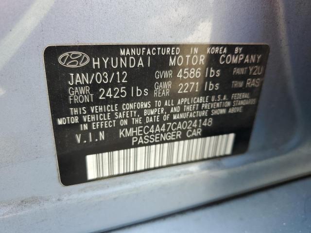 Photo 9 VIN: KMHEC4A47CA024148 - HYUNDAI SONATA SE 