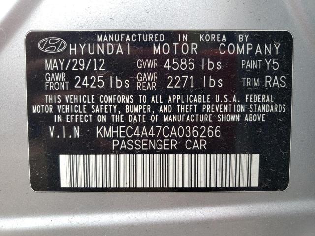 Photo 11 VIN: KMHEC4A47CA036266 - HYUNDAI SONATA HYB 