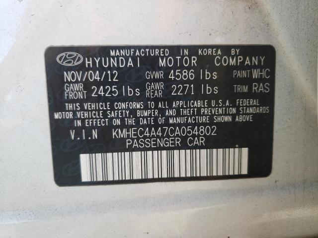 Photo 9 VIN: KMHEC4A47CA054802 - HYUNDAI SONATA HYB 